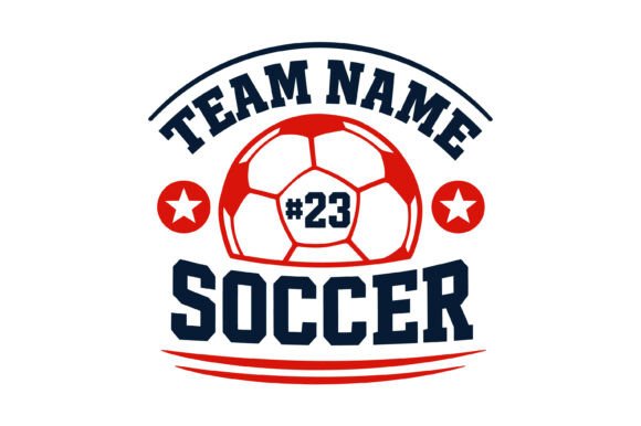 Custom Soccer Team Badge Design: Graphics & T-Shirt Assets