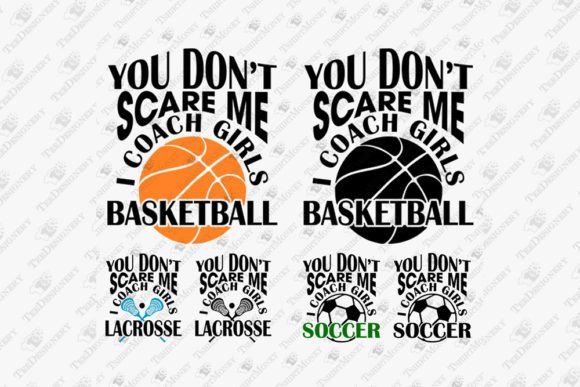 I Coach Girls Basketball Soccer Lacrosse