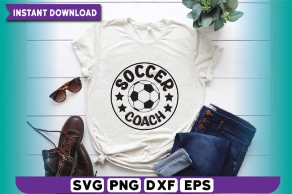 Soccer Coach T-Shirt Designs & Graphics