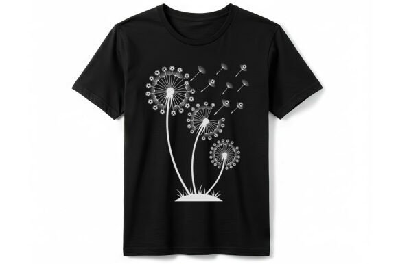 Soccer Dandelion Flower T-Shirt Design Review