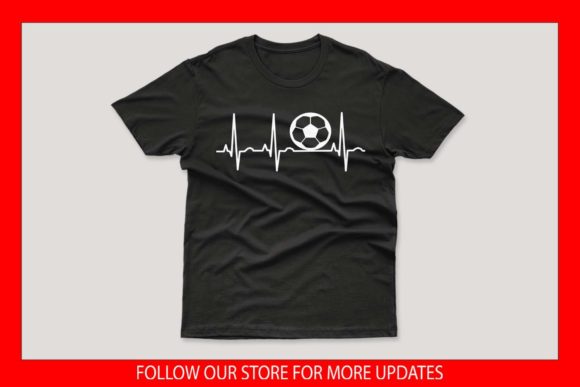 Soccer Heartbeat SVG: Game-Day Graphics for Crafts & Design