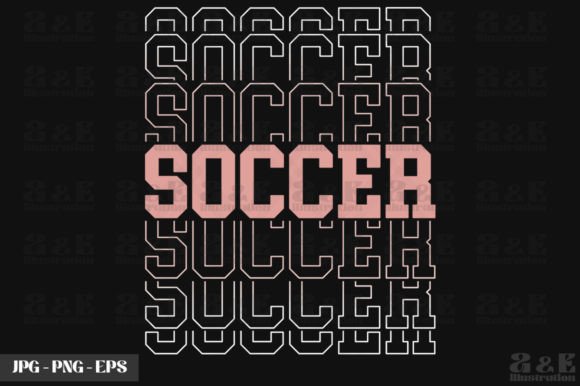Soccer Repeat Stacking Effect: Graphics & T-Shirt Design Review