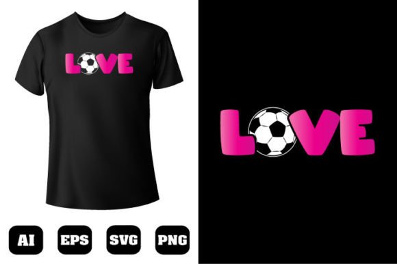 Soccer T-shirt Design 38: A Graphics Asset for T-Shirt Sellers