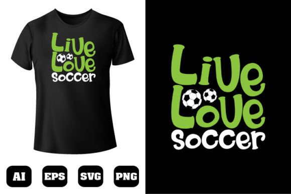 Soccer T-shirt Design 40 for Cricut & Handmade Products