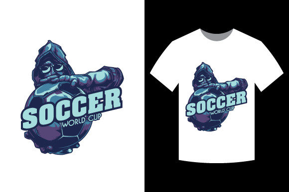 Soccer Vintage T-Shirt Design: Graphics & Print Templates Review